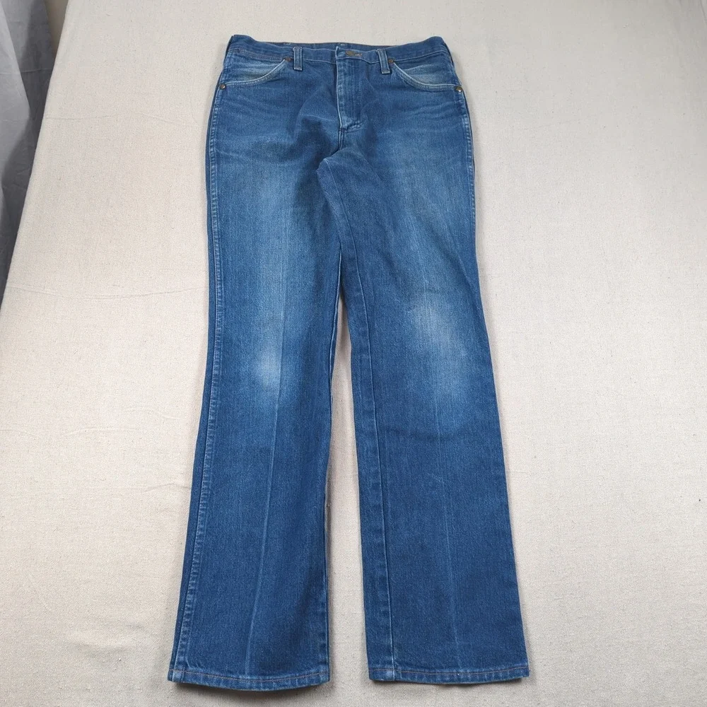 Vintage Wrangler Jeans Mens 32x32 Blue Western Cowboy Cut 936 Rodeo Rancher 90s